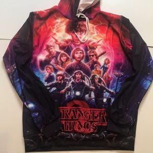 Stranger Things Long Sleeve w/ hood